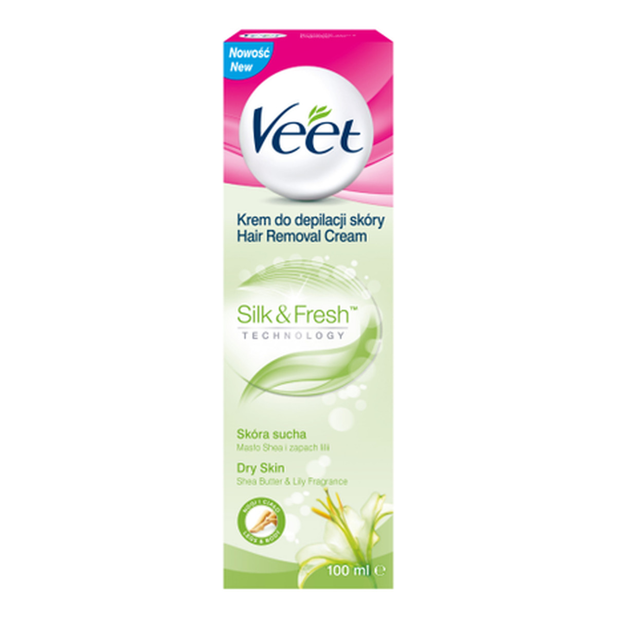 Veet Krem Do Depilacji Dla Kobiet Sucha Skóra 100ml