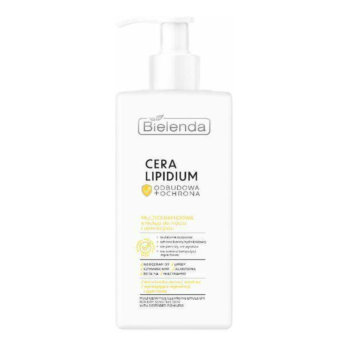 Bielenda Cera Lipidium Emulsja do Mycia i Demakijażu Multiceramidowa - Odbudowa i Ochrona 300ml