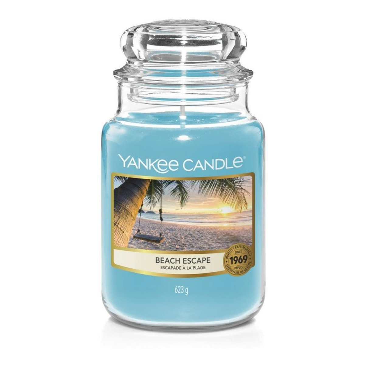 Yankee Candle Świeca zapachowa duży słój beach escape 623g