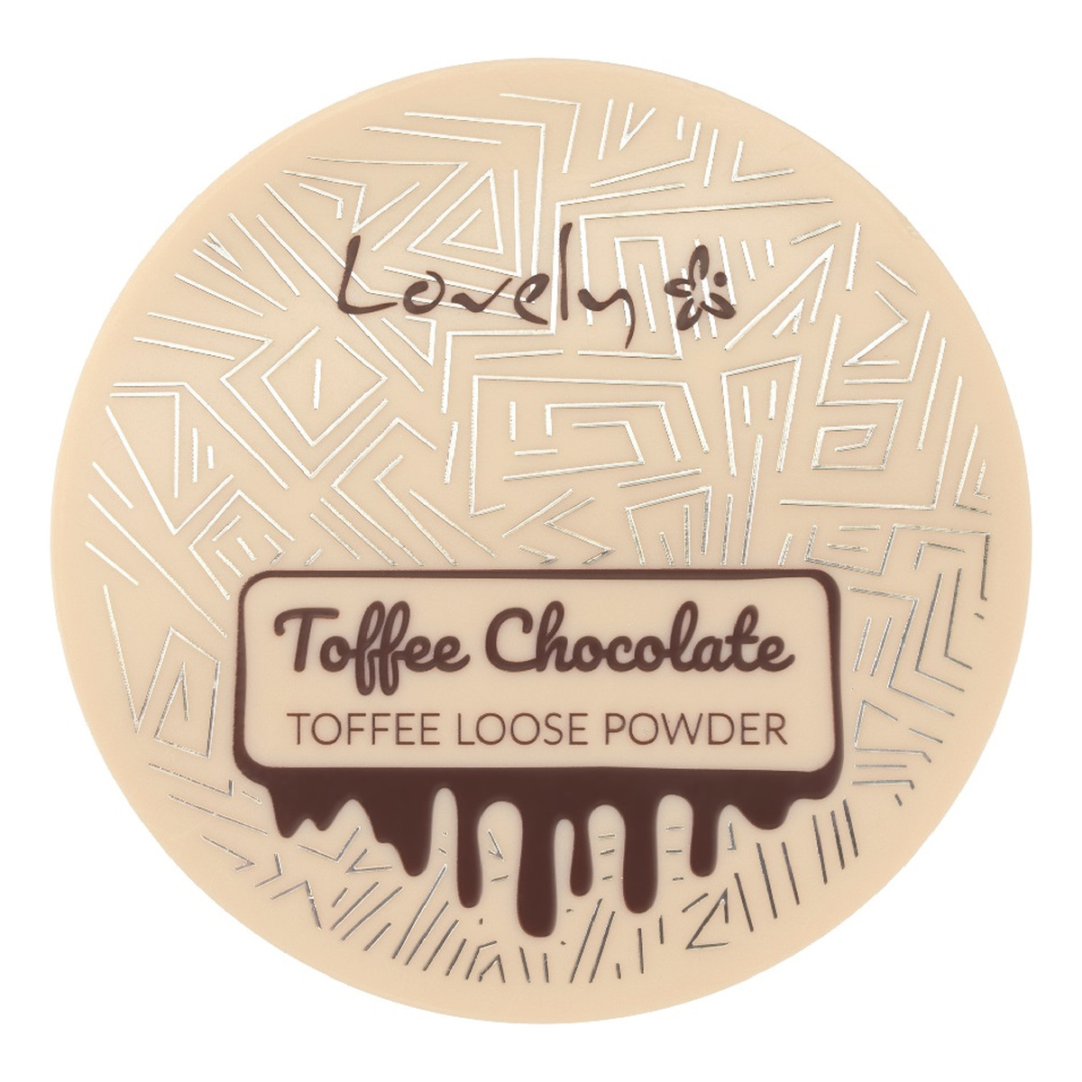 Lovely Toffe Chocolate Loose Powder Czekoladowy matowy puder brązujący do twarzy i ciała z ekstraktem z Nasion Kakao 8g