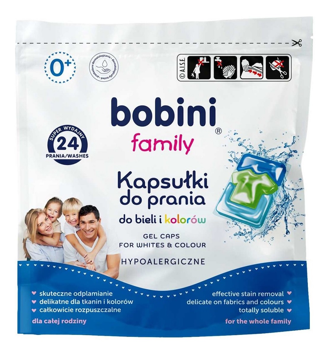 Family uniwersalne kapsułki do prania 24szt.