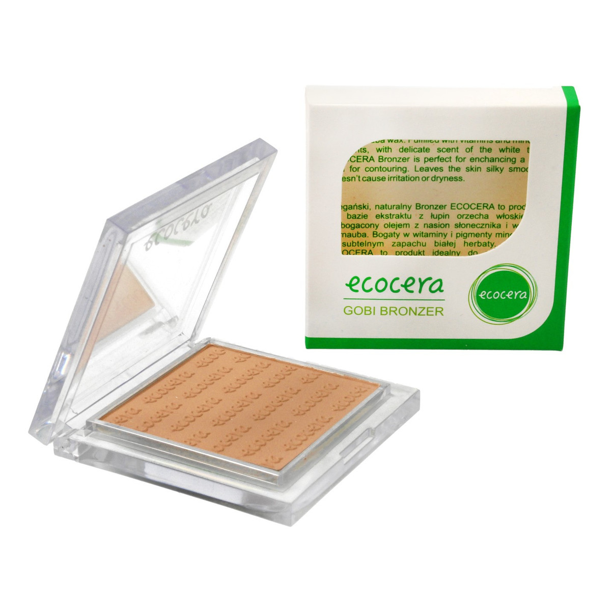 Ecocera GOBI BRONZER Wegański prasowany bronzer do twarzy 10g