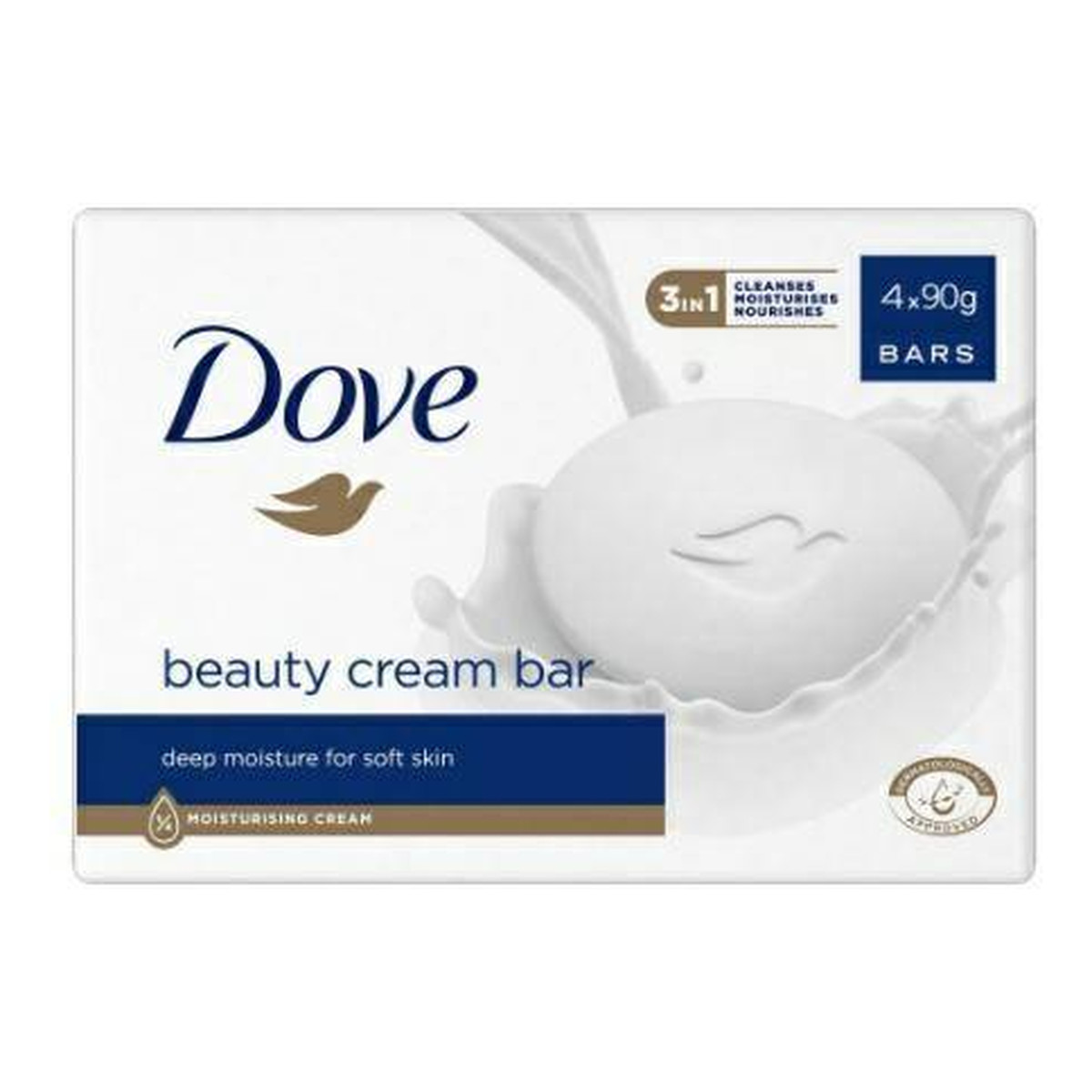 Dove Beauty Cream Bar Mydło w Kostce 4 x 90g