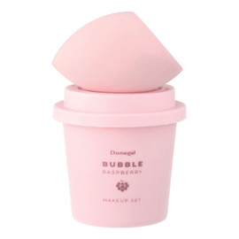 Bubble Raspberry Set Gąbka do makijażu z etui, 1 kpl