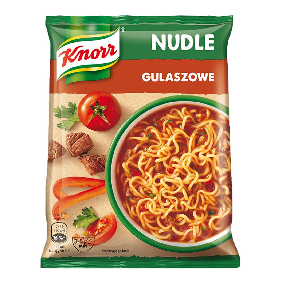 Knorr Nudle Nudle zupa instant Gulaszowa 64g