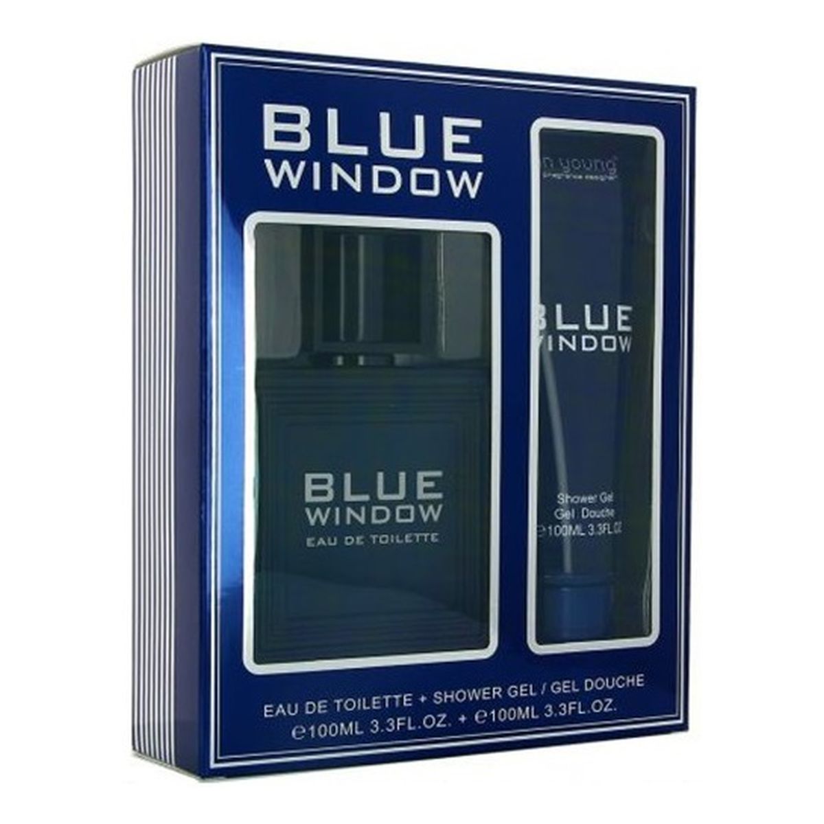 Linn Young Blue Window Zestaw woda toaletowa spray 100ml + żel pod prysznic 100ml