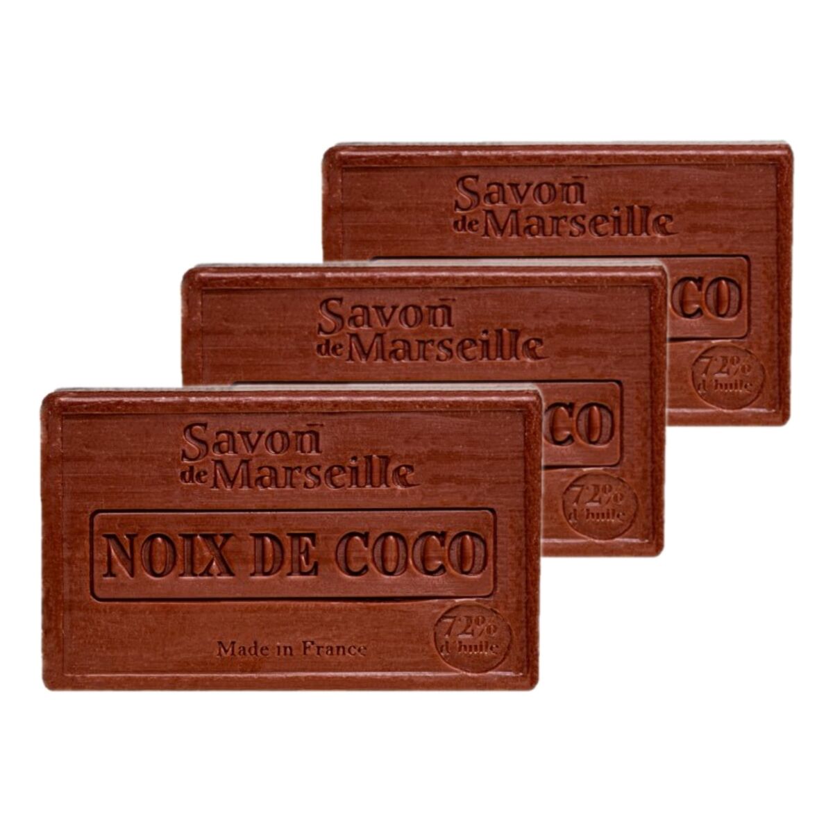 Le Chatelard 1802 Mydło marsylskie kokos 3x100g