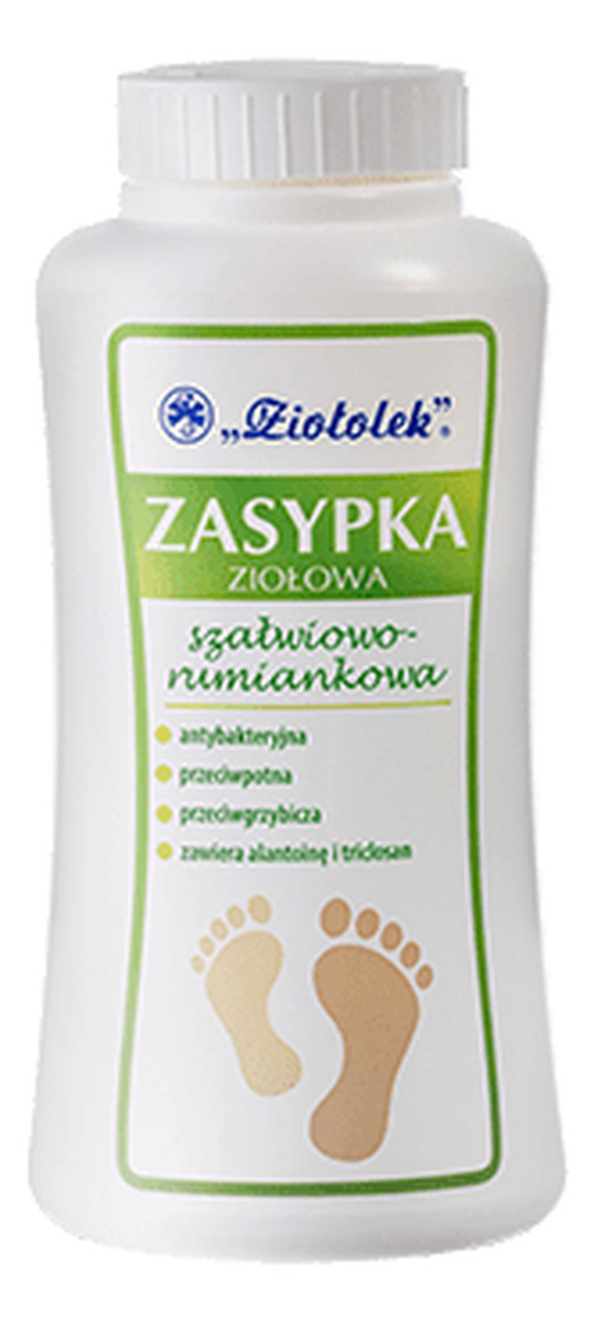 Zasypka Ziołowa Do Stóp Szałwiowo-Rumiankowa
