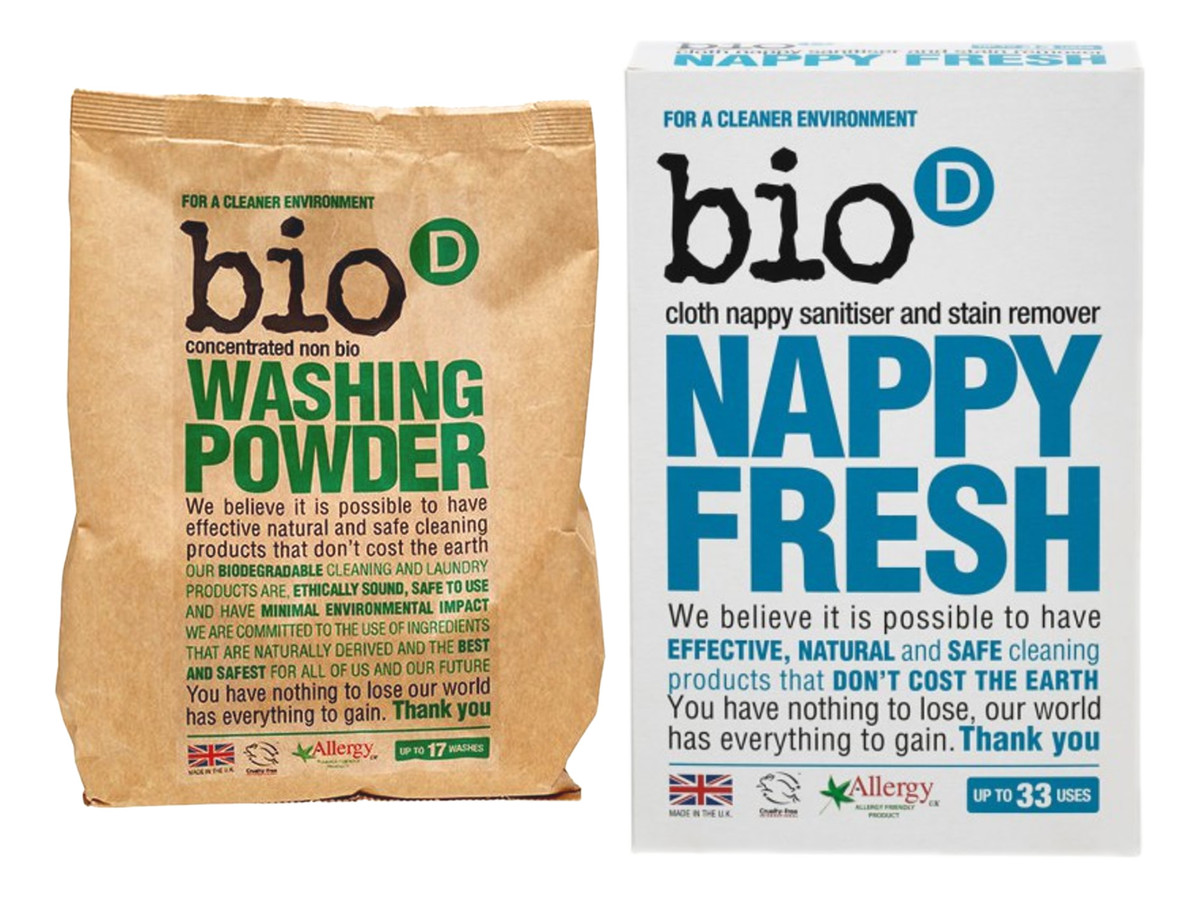 Dodatek antybakteryjny do prania pieluch 0.5kg + Proszek niebiologiczny 1kg