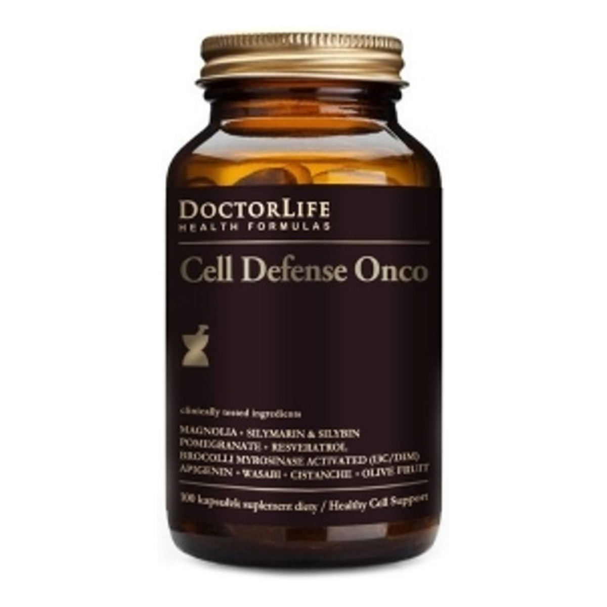 Doctor Life Cell defense onco wysoko skoncentrowane ekstrakty roślinne suplement diety 100 kapsułek