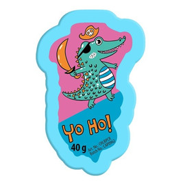 Zabawna pastylka do kąpieli piracki krokodyl-guma balonowa