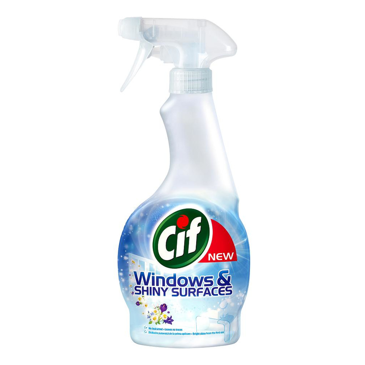 Cif Windows & Shiny Surfaces płyn do czyszczenia szyb i szkła w spray'u Spring Fresh 500ml