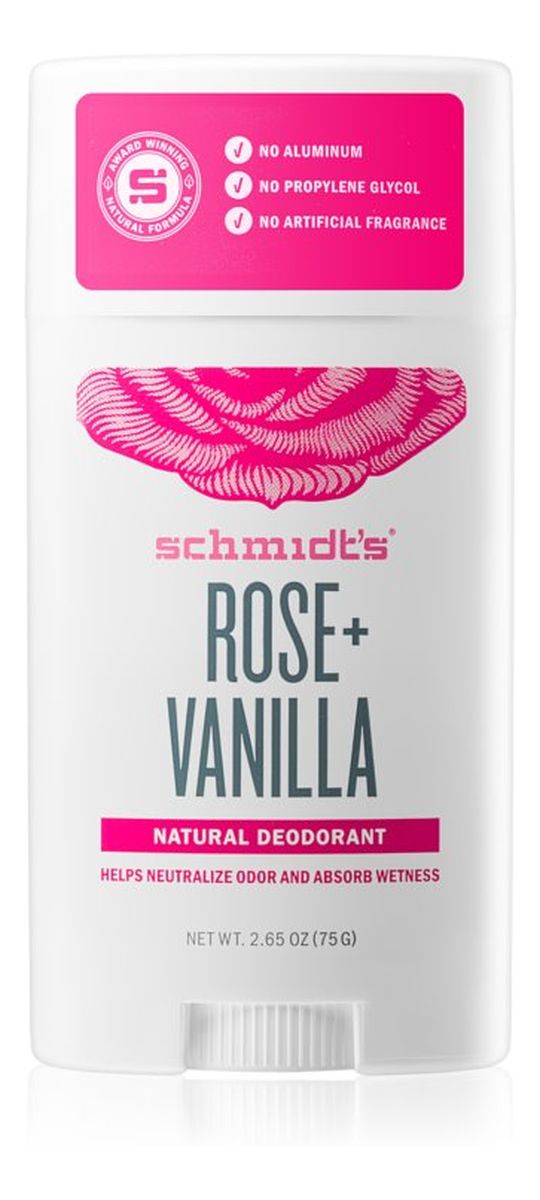 naturalny dezodorant w sztyfcie Róża & Wanilia