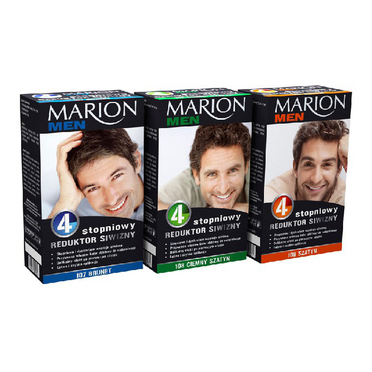 Marion Men 4 Stopniowy Reduktor Siwizny 60ml