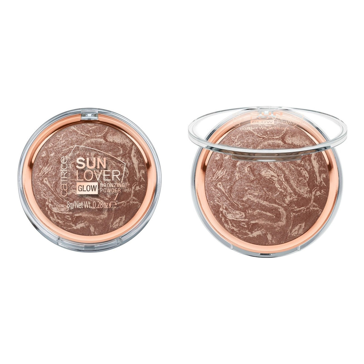 Catrice Sun Lover Glow puder brązujący Sun Kissed Bronze (010) pokruszony 8g