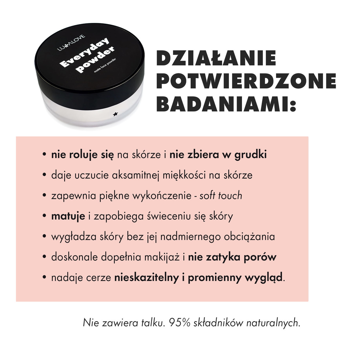 Lullalove Everyday Lekki puder matujący 7.5g