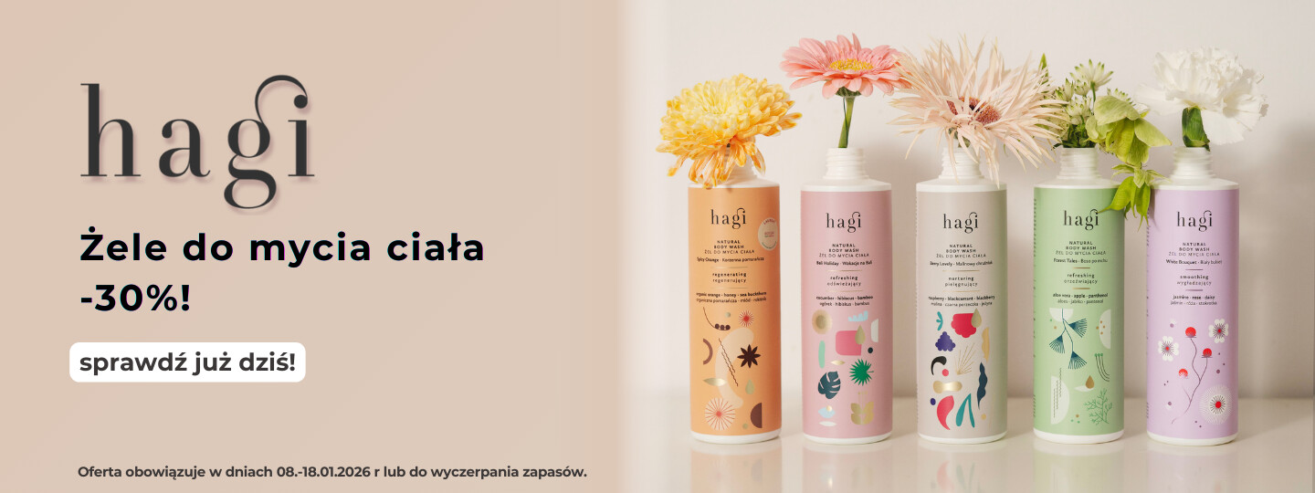 Hagi żele do mycia ciała -30% tylko w Wizaż24