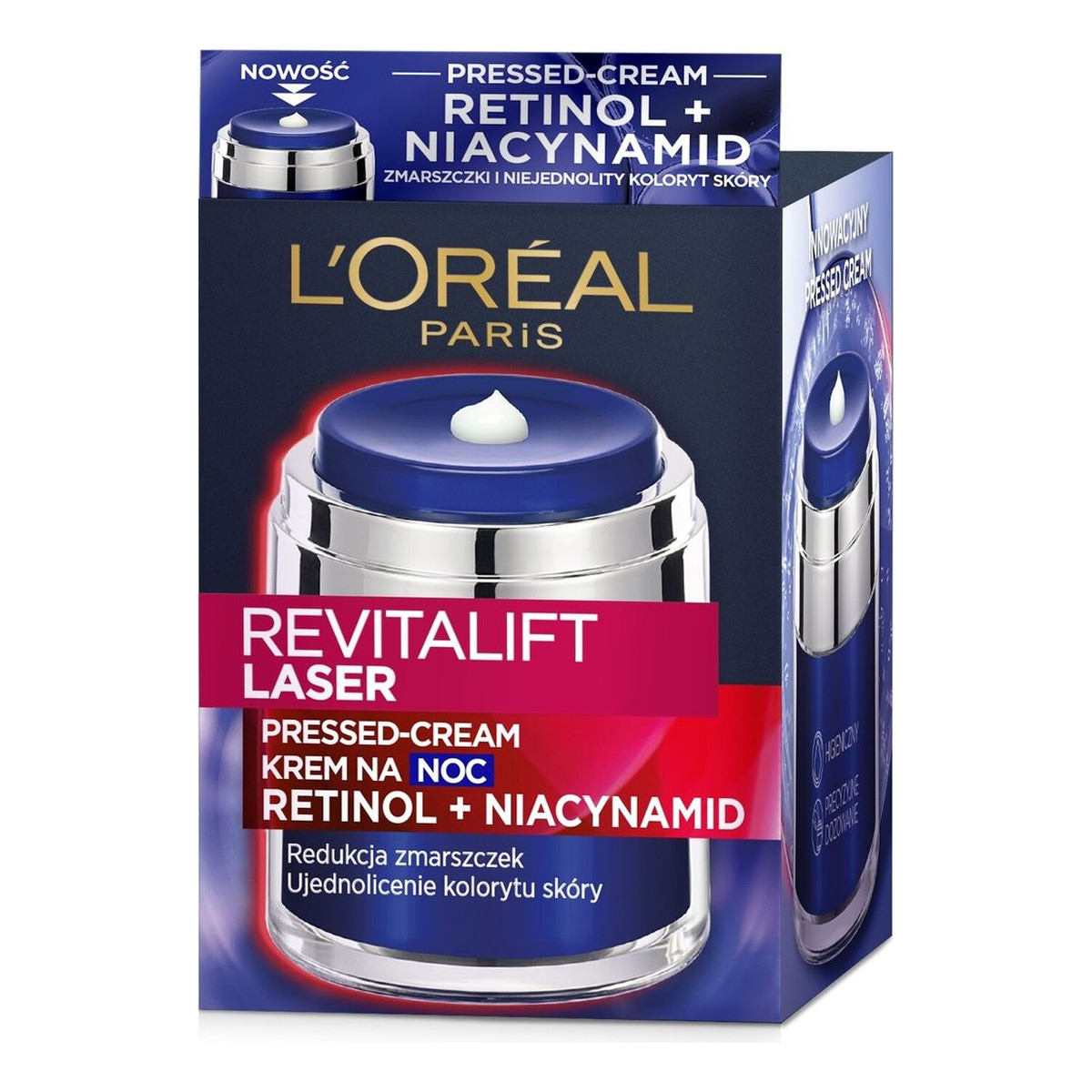 L'Oreal Paris Revitalift Laser Krem do twarzy na noc retinol i niacynamid 50ml