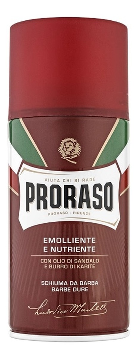 Schiuma da barba emolliente e nutriente pianka do golenia zmiękczająca