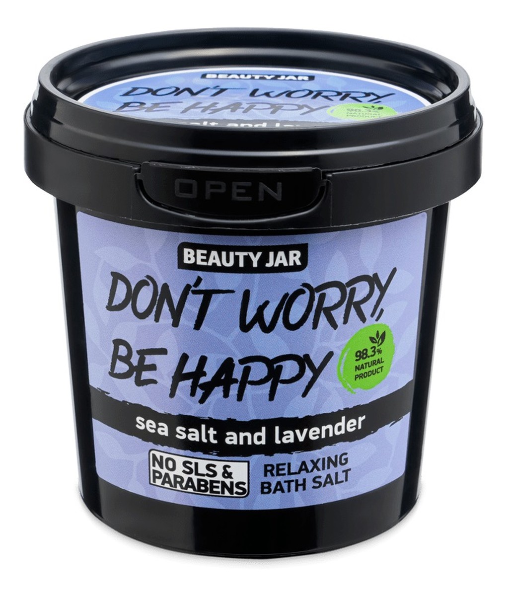 Don't worry be happy relaksująca sól do kąpieli