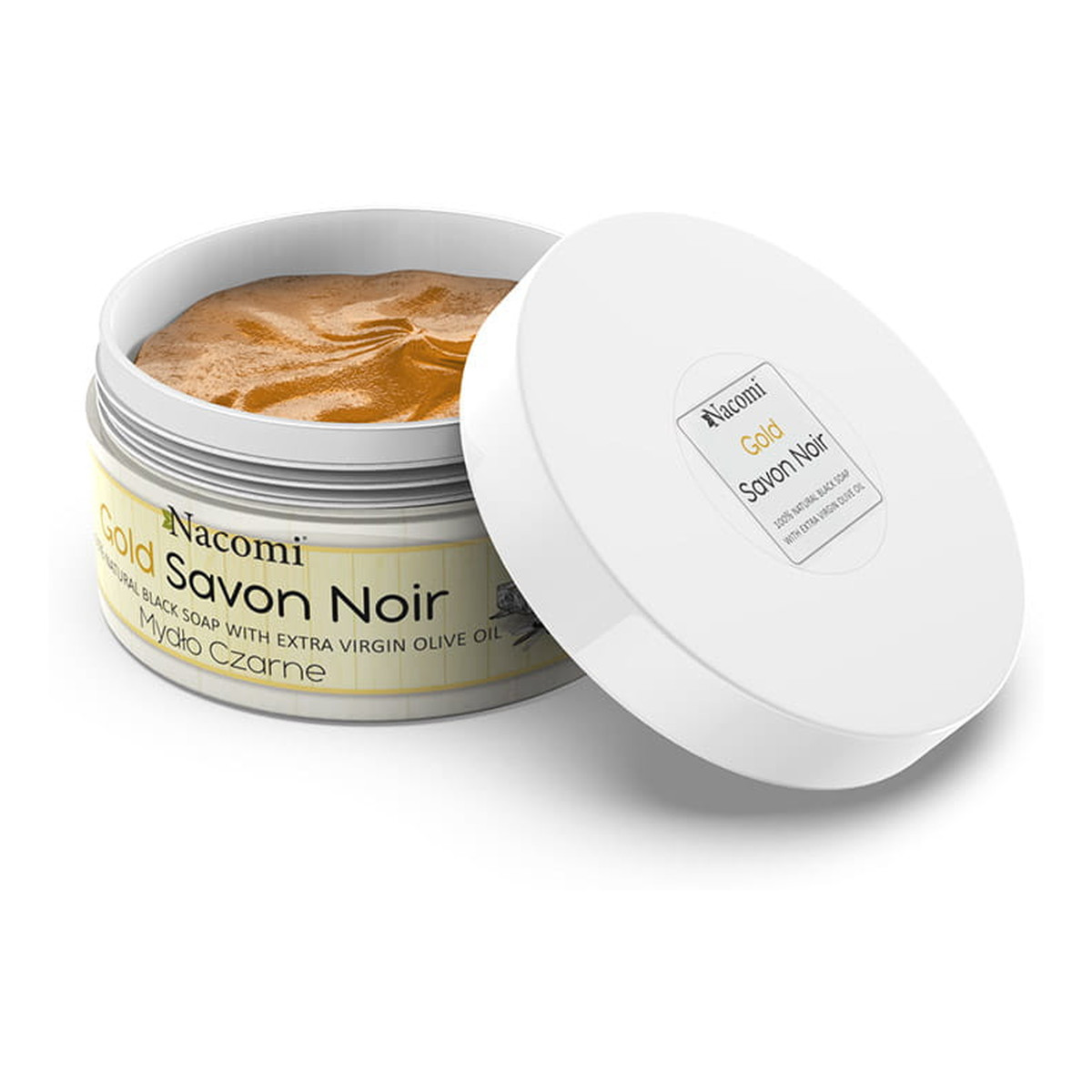 Nacomi Savon Noir Gold Mydło Czarne 125g