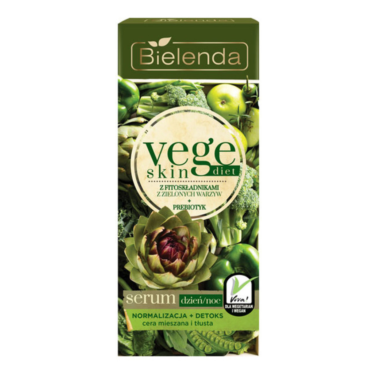 Bielenda Vege Skin Diet serum Normalizacja + Detoks cera mieszana i tłusta 15ml