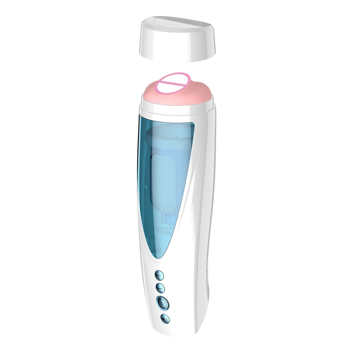 B-Series Fox Masturbator-vibrating rotating and flashing wibrujący masturbator z efektami dźwiękowymi i świetlnymi