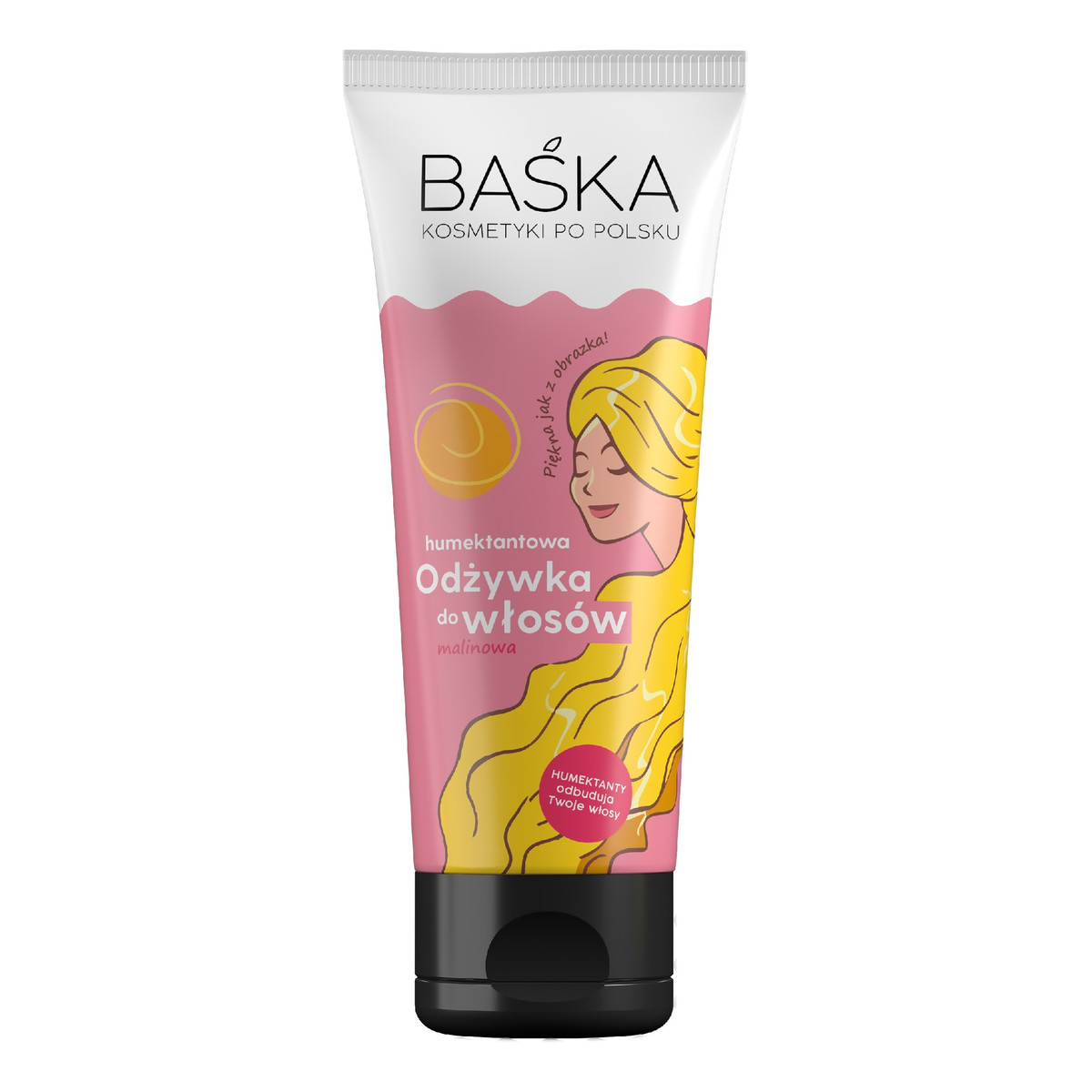 Baśka Kosmetyki po polsku humektantowa odżywka do włosów-malinowa 250ml