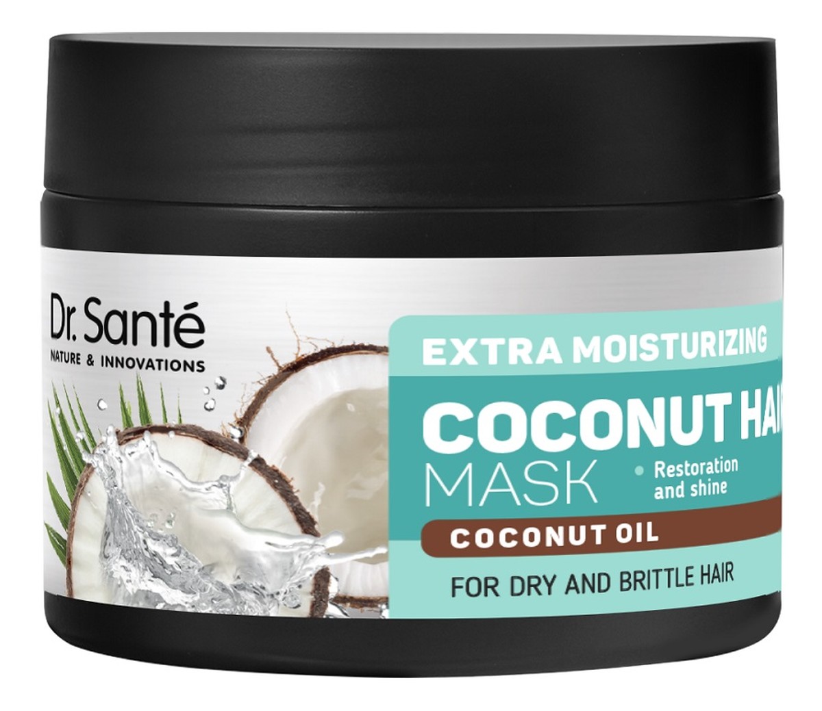 Coconut hair mask ekstra nawilżająca maska z olejem kokosowym dla suchych i łamliwych włosów