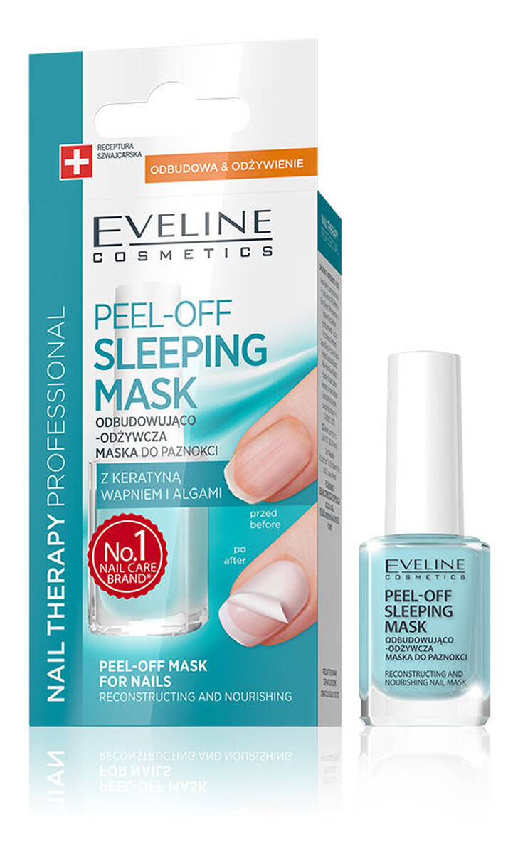 Peel-Off Sleeping maska do paznokci odbudowująco-odżywcza