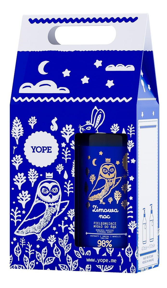 Zestaw pielęgnujące mydło do rąk 500ml + pielęgnujący żel pod prysznic 400ml