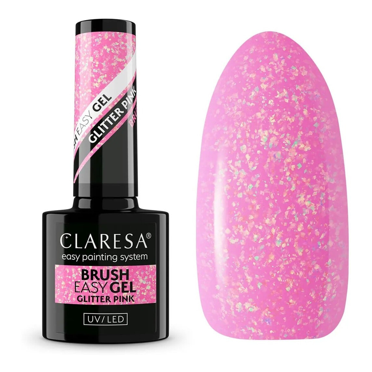 Claresa Brush Easy Gel Żel UV w butelce 5g