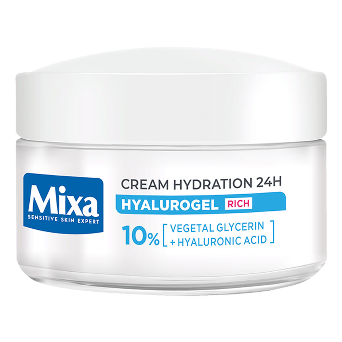 Mixa Hyalurogel Bogaty krem intensywnie nawilżający skóra wrażliwa odwodniona 50ml