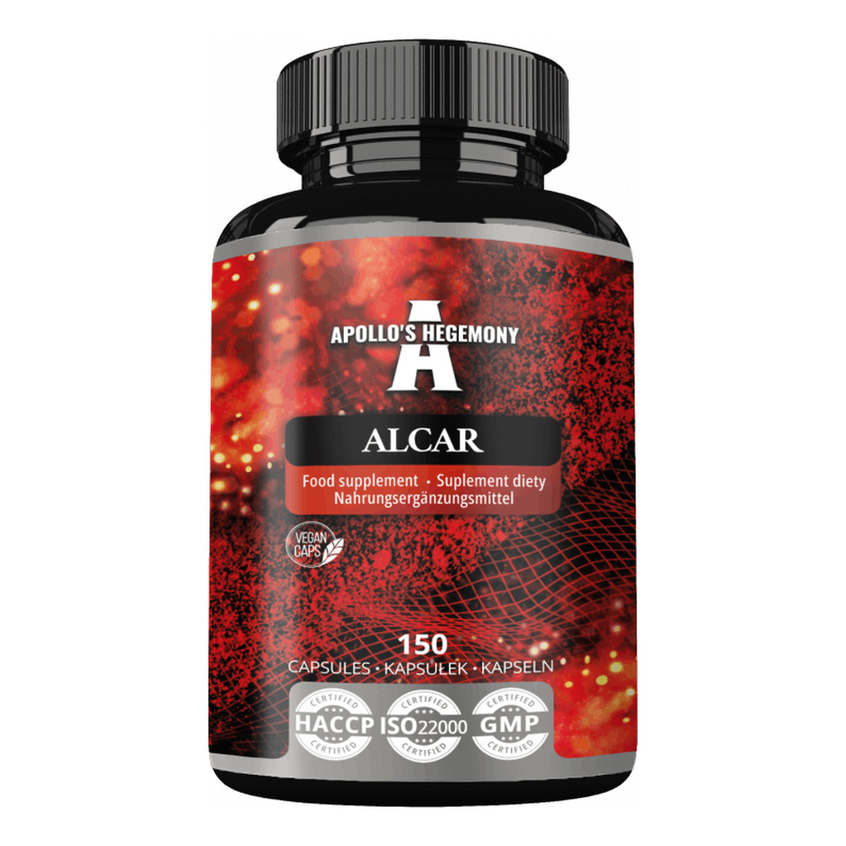 Apollo's Hegemony Alcar suplement diety 150 kapsułek 550mg