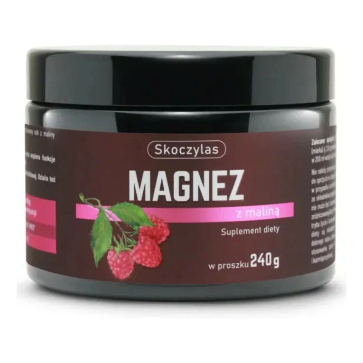 Skoczylas Magnez z Maliną suplement diety 240g
