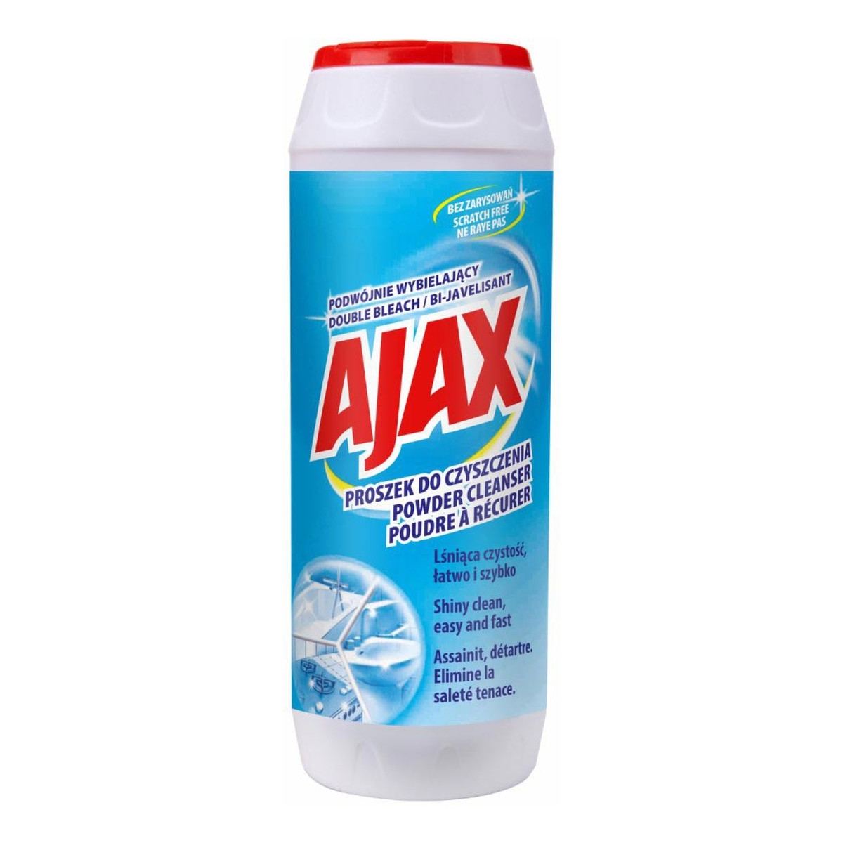 Ajax Podwójnie wybielający Proszek do czyszczenia 450g