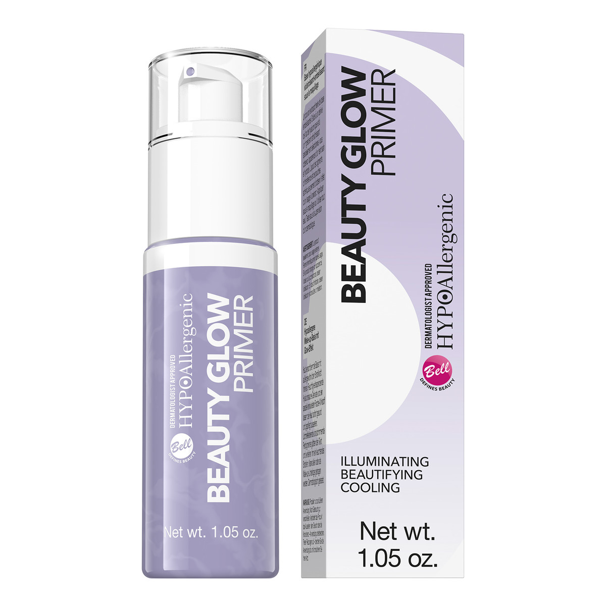 Bell Hypoallergenic Beauty Glow Primer Baza pod makijaż rozświetlająco-upiększająca