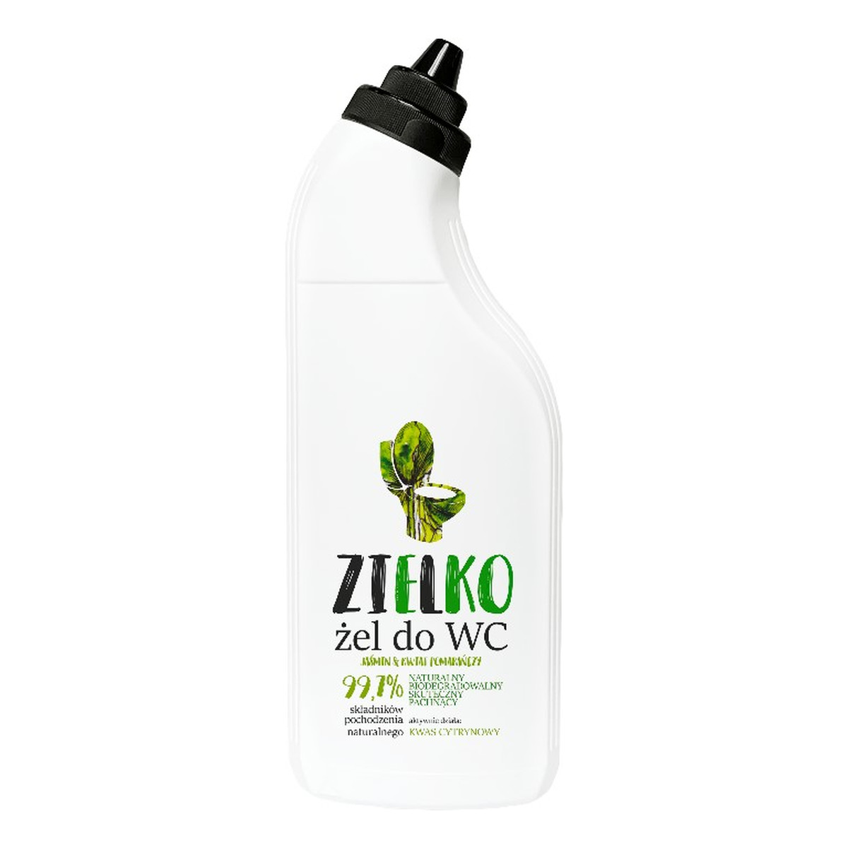 Zielko Żel do WC Jaśmin i Kwiat Pomarańczy 500ml