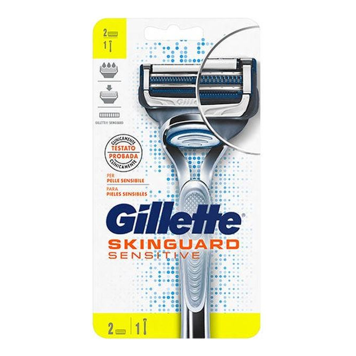 Gillette Skinguard sensitive maszynka do golenia + wymienne ostrze