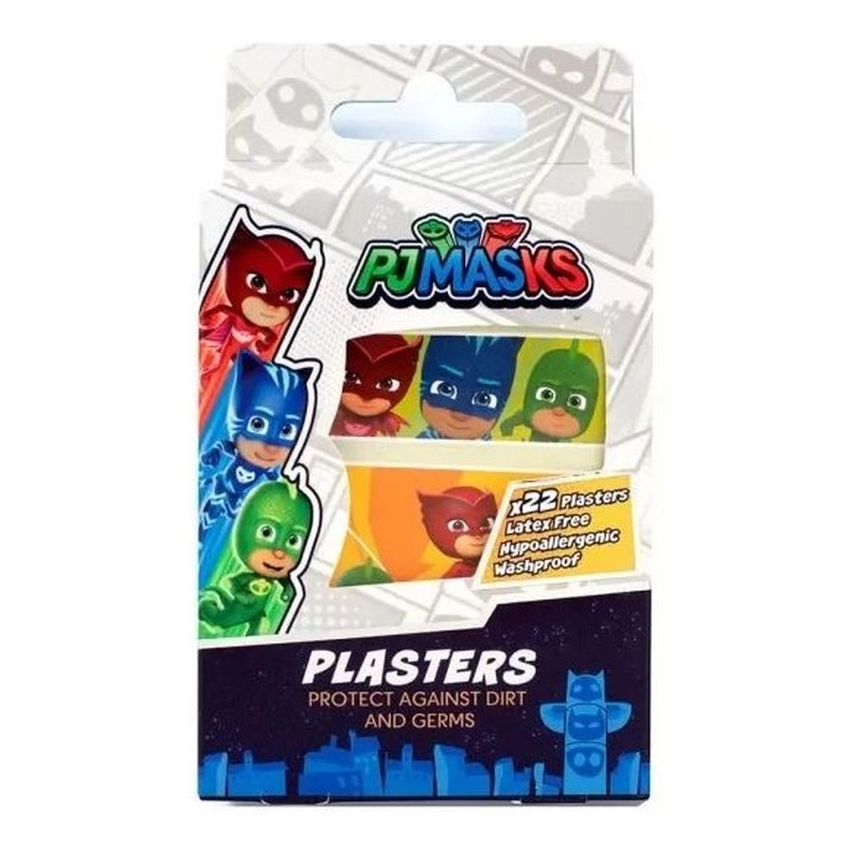 Air Val PJ Masks Plastry opatrunkowe dla dzieci mix 22szt.