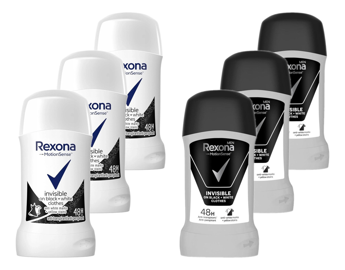Antyperspirant w sztyfcie 3x męski 3x damski