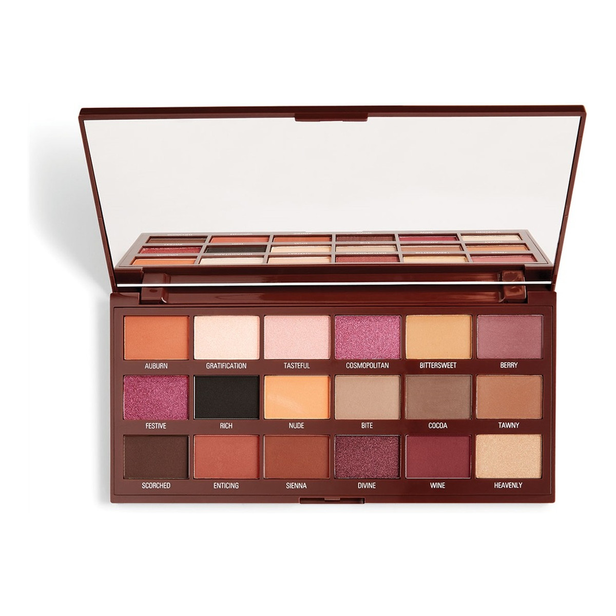 Makeup Revolution Cranberries & Chocolate Paleta 18 Cieni Do Powiek