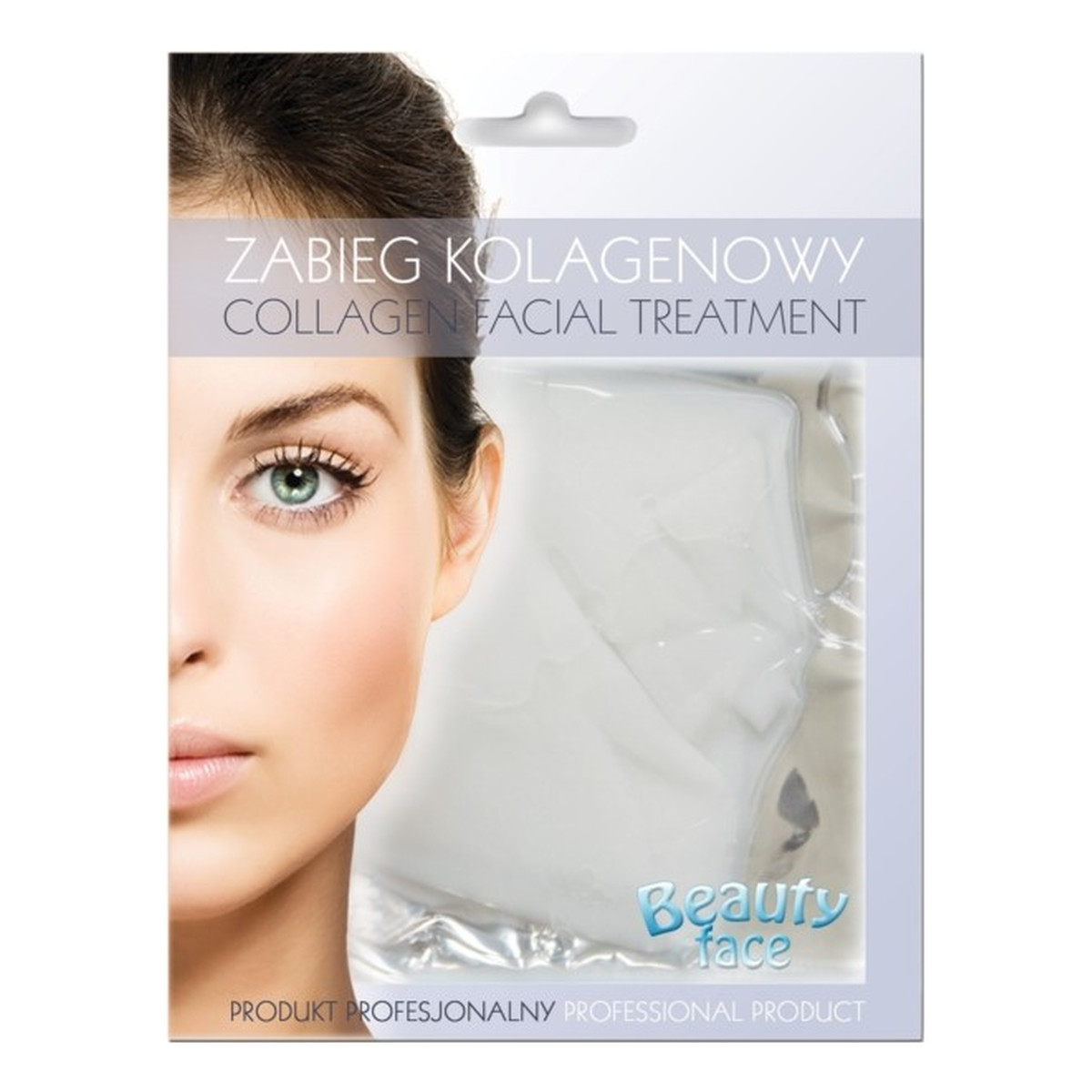 Beauty Face Collagen Facial Treatment odmładzający zabieg kolagenowy do skóry delikatnej w płacie hydrożelowym