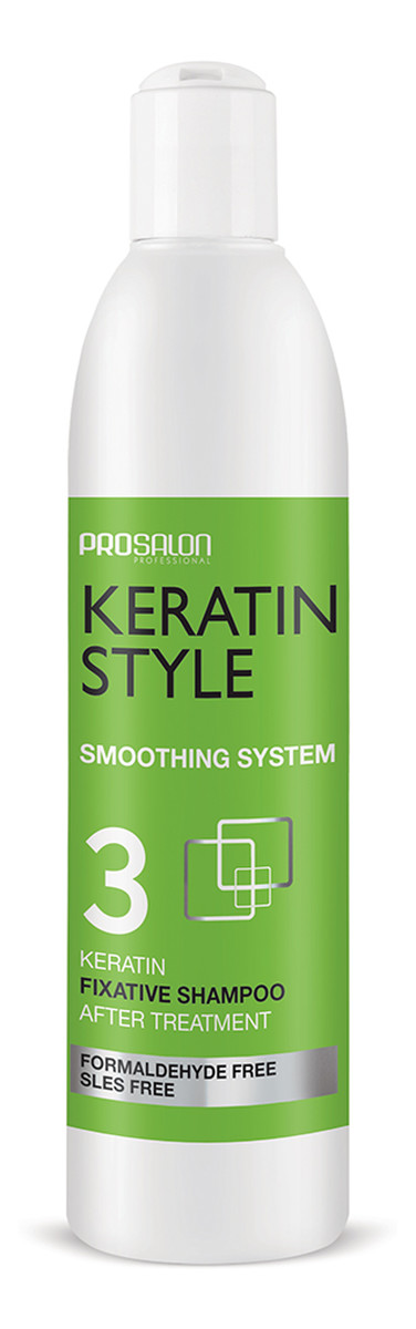 Keratin Style Fixative Shampoo 3 keratywowy szampon do włosów