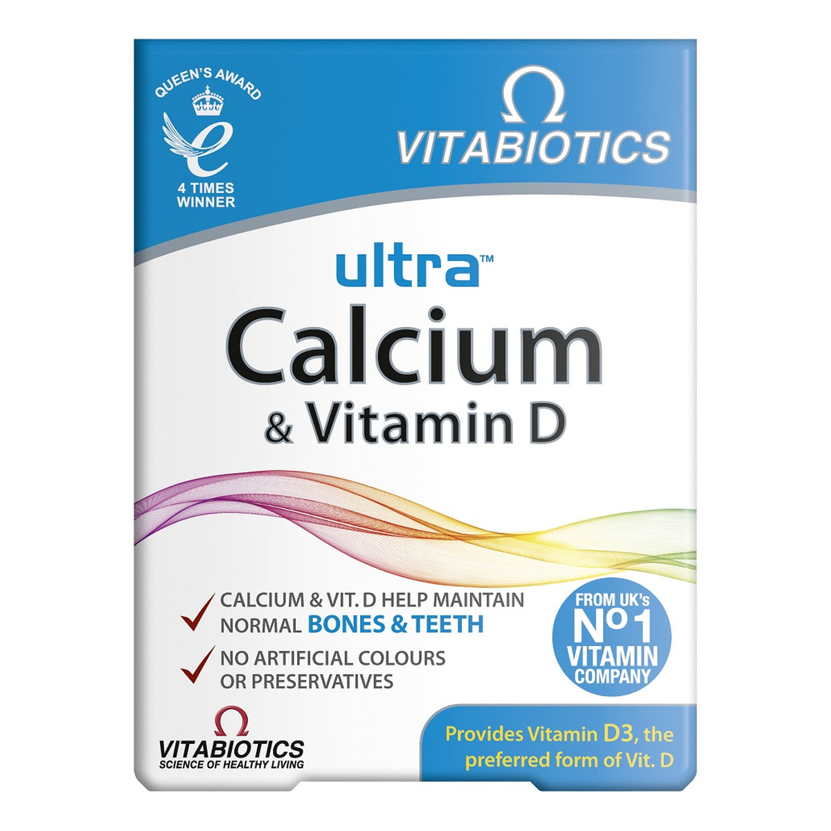 Vitabiotics Ultra calcium vitamin d suplement diety 30 tabletek