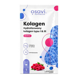 Kolagen Hydrolizowany typu I & III suplement diety Malina