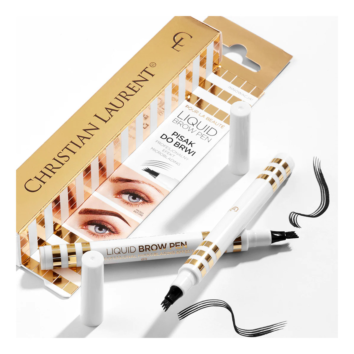 Christian Laurent Liquid Brow Pen Profesjonalny pisak do brwi 2ml