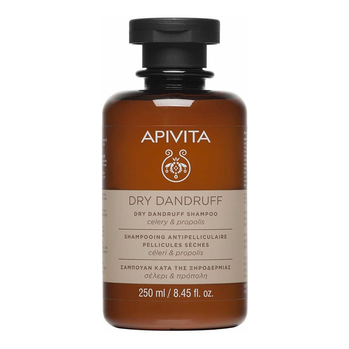 Apivita Dry dandruff shampoo szampon przeciwłupieżowy z selerem i propolisem 250ml