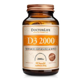 D3 2000 cholekalcyferol z lanoliny 2000iu suplement diety 120 kapsułek
