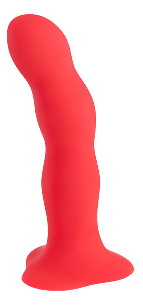 Bouncer dildo z ruchomymi kuleczkami czerwony